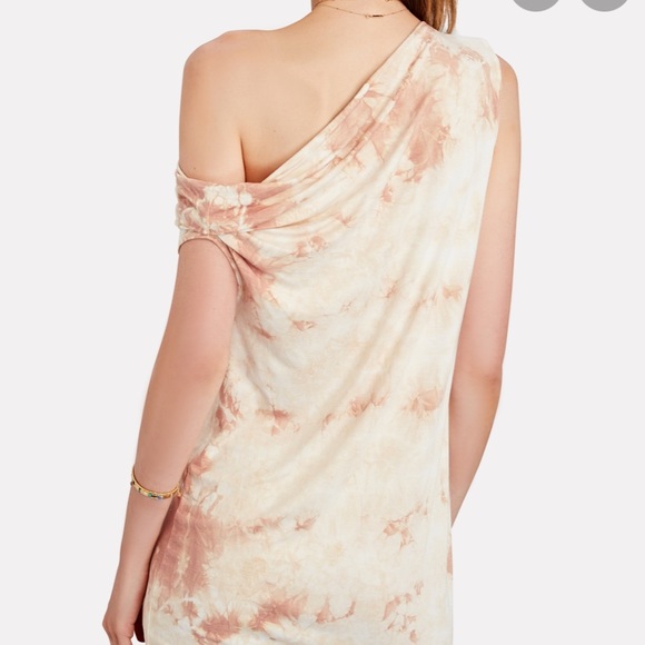 Enza Costa One Shoulder Tie Dye Jersey Dress size XS - Picture 3 of 6